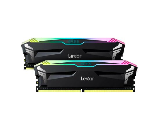 Модуль памяти для компьютера DDR4 16GB (2x8GB) 3600 MHz Ares RGB Black Lexar (LD4BU008G-R3600GDLA), изображение 4 Модуль памяти для компьютера DDR4 16GB (2x8GB) 3600 MHz Ares RGB Black Lexar (LD4BU008G-R3600GDLA), изображение 4