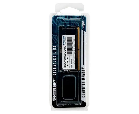 Модуль памяти для ноутбука SoDIMM DDR5 8GB 4800 MHz Patriot (PSD58G480041S), изображение 3 Модуль памяти для ноутбука SoDIMM DDR5 8GB 4800 MHz Patriot (PSD58G480041S), изображение 3
