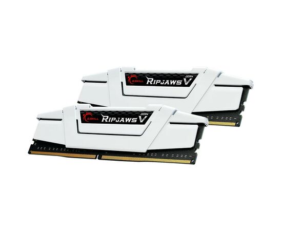 Модуль памяти для компьютера DDR4 32GB (2x16G) 3600 MHz RipjawsV White G.Skill (F4-3600C18D-32GVW), изображение 2 Модуль памяти для компьютера DDR4 32GB (2x16G) 3600 MHz RipjawsV White G.Skill (F4-3600C18D-32GVW), изображение 2