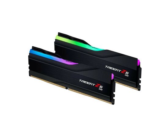 Модуль памяти для компьютера DDR5 32GB (2x16GB) 5200 MHz Trident Z5 RGB Black G.Skill (F5-5200J3636C16GX2-TZ5RK), изображение 3 Модуль памяти для компьютера DDR5 32GB (2x16GB) 5200 MHz Trident Z5 RGB Black G.Skill (F5-5200J3636C16GX2-TZ5RK), изображение 3