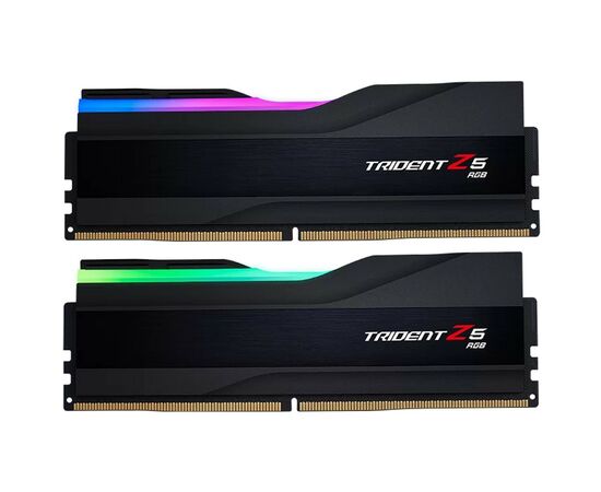 Модуль пам'яті для комп'ютера DDR5 32GB (2x16GB) 5200 MHz Trident Z5 RGB Black G.Skill (F5-5200J3636C16GX2-TZ5RK)