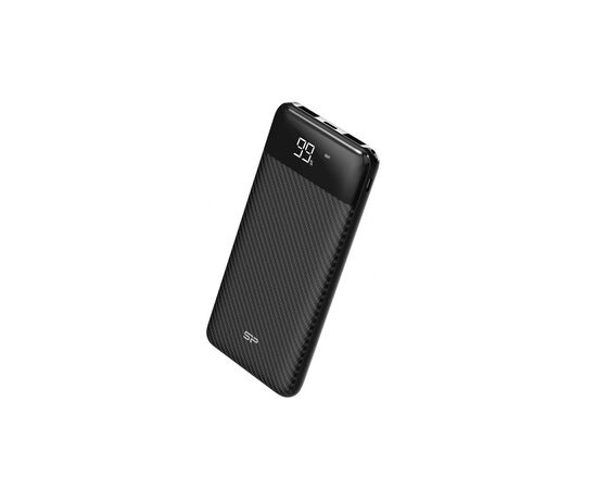 Батарея универсальная Silicon Power GP28 10000mAh, Input 5V/2A(Micro-USB/Type-C), Output 2*USB-A (SP10KMAPBKGP280K), изображение 2 Батарея универсальная Silicon Power GP28 10000mAh, Input 5V/2A(Micro-USB/Type-C), Output 2*USB-A (SP10KMAPBKGP280K), изображение 2