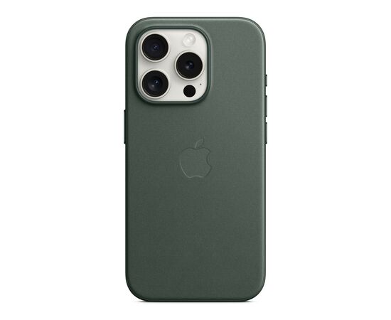 Чехол для мобильного телефона Apple iPhone 15 Pro FineWoven Case with MagSafe Evergreen (MT4U3ZM/A), изображение 3 Чехол для мобильного телефона Apple iPhone 15 Pro FineWoven Case with MagSafe Evergreen (MT4U3ZM/A), изображение 3