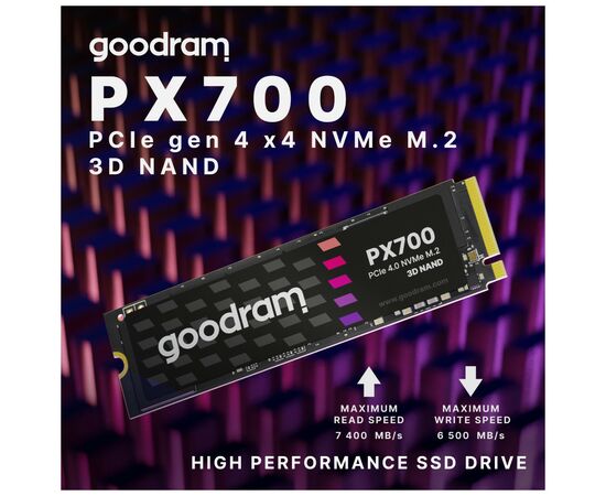 Накопитель SSD M.2 2280 2TB Goodram (SSDPR-PX700-02T-80), изображение 5 Накопитель SSD M.2 2280 2TB Goodram (SSDPR-PX700-02T-80), изображение 5