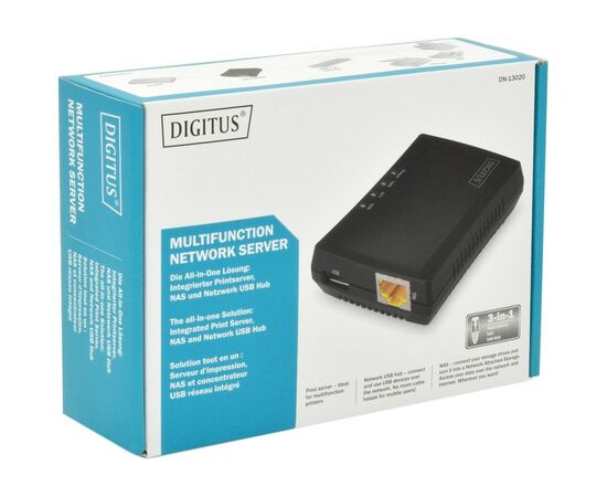 Принт-сервер Digitus DN-13020, изображение 3 Принт-сервер Digitus DN-13020, изображение 3