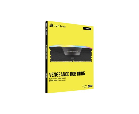 Модуль памяти для компьютера DDR5 32GB (2x16GB) 6000 MHz Vengeance RGB Black Corsair (CMH32GX5M2E6000Z36), изображение 5 Модуль памяти для компьютера DDR5 32GB (2x16GB) 6000 MHz Vengeance RGB Black Corsair (CMH32GX5M2E6000Z36), изображение 5