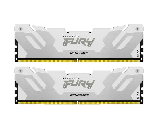 Модуль памяти для компьютера DDR5 32GB (2x16GB) Renegade White XMP Kingston Fury (ex.HyperX) (KF564C32RWK2-32)