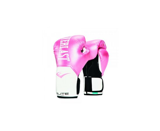 Боксерские перчатки Everlast Elite Training Gloves 884961-70-13 рожевий/білий 10 oz (6940124709523)