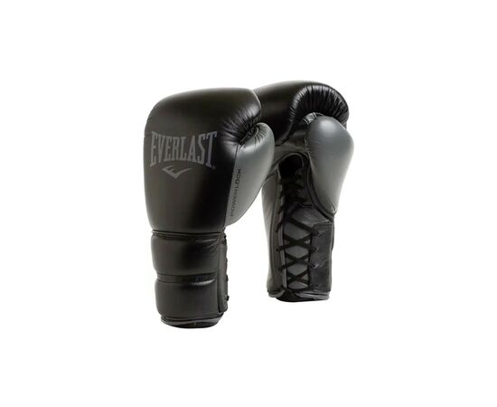 Боксерські рукавички Everlast Powerlock 2 Pro Lace 896910-70-312 чорний 12 oz (009283609115)