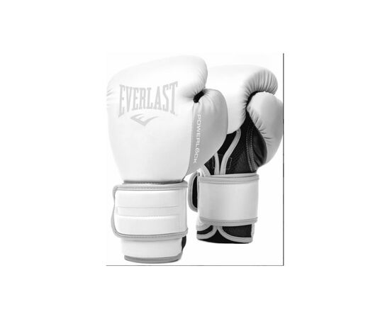 Боксерские перчатки Everlast Powerlock Boxing Gloves 870311-70-3 білий 8 oz (009283608361)