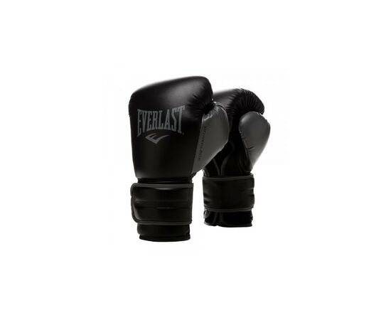 Боксерські рукавички Everlast Powerlock Boxing Gloves 870310-70-8 чорний 10 oz (009283608323)