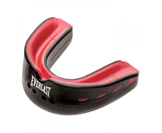 Капа Everlast Evershield Single Mouth Guard 722420-70-84 Чорний/Червоний Уні Т (009283574642)