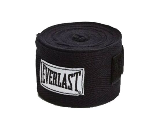 Бинт для спорта Everlast Classic Hand Wraps 120 х 2 чорний 722251-70 Уні 120 (009283244552)