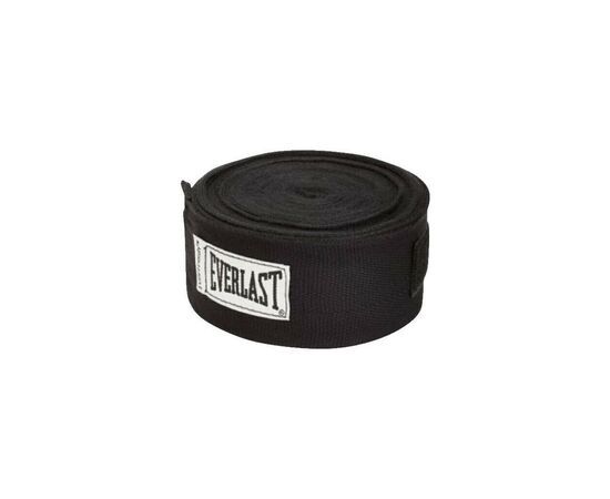 Бинт для спорта Everlast Pro Style Hand Wraps 180 х 2 чорний Уні 180 (457,2см) (722301-71-8)