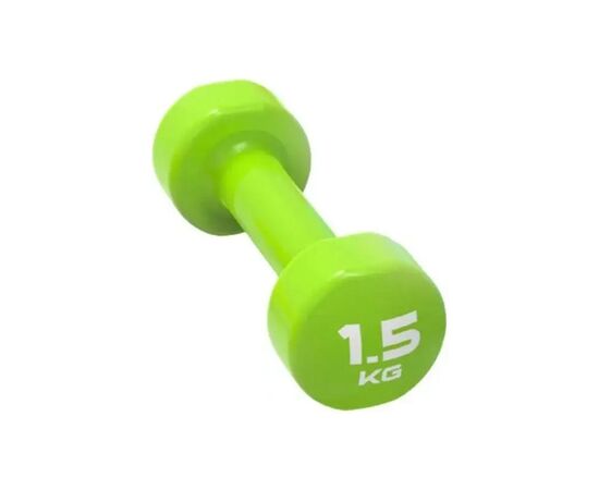 Гантель LivePro Studio Dumbbell LP8076-1.5 вініл зелений Уні 1,5кг (2020301000033), изображение 2 Гантель LivePro Studio Dumbbell LP8076-1.5 вініл зелений Уні 1,5кг (2020301000033), изображение 2