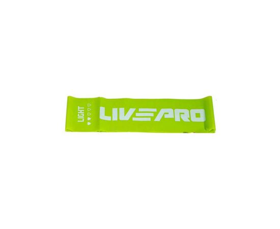 Еспандер LivePro Fitness Band Light LP8415-L зелений Уні 200х15см (4,5кг) (6951376153668)
