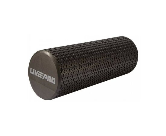 Масажний ролик LivePro Foam Roller LP8230-45 чорний Уні 45 х 15см (6951376101164)