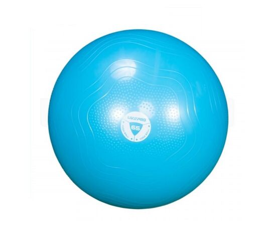 М'яч для фітнесу LivePro Anti-burst Core-fit Exercise Ball LP8201-65 синій Уні 65см (6951376102628)