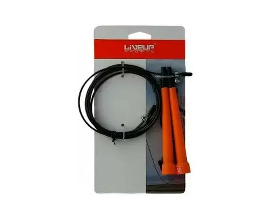 Скакалка LiveUp Cable Jumprope LS3122 швидкісна помаранчева 275x0.5см (6951376109504)