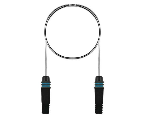 Скакалка LiveUp Jump Rope LS3137 швидкісна чорна 280см (6951376109580)
