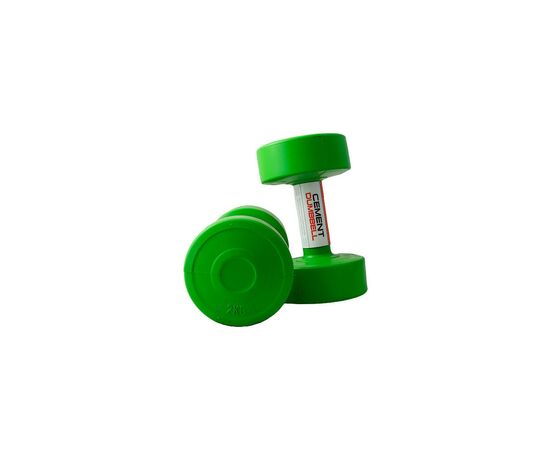 Гантельный набор LiveUp Cement Dumbell зелені 2х2кг LS2003-2 (2016052500229)