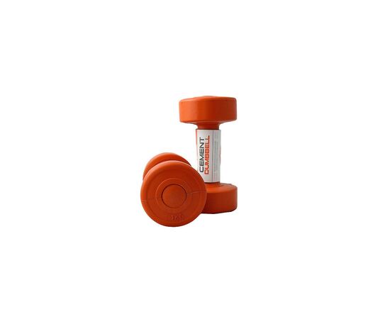Гантельный набор LiveUp Cement Dumbell помаранчевий 2х1кг LS2003-1 (2016052500212)