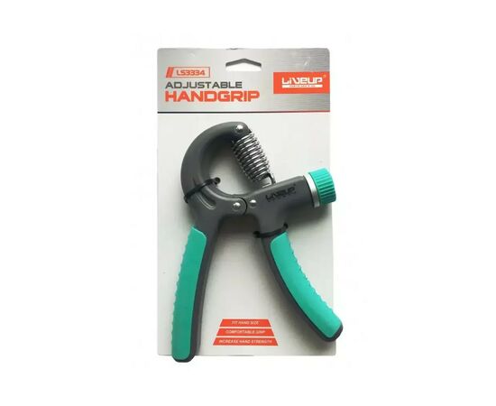 Эспандер LiveUp Adjustable Handgrip для долоні зелений 10-40кг LS3334-g (6951376160666)