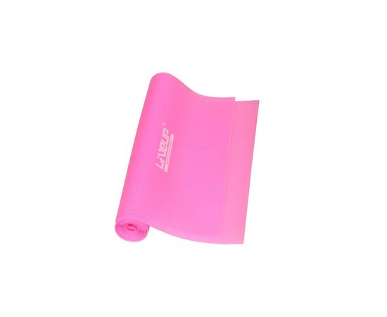 Еспандер LiveUp TPE Band LS3204-Lp стрічка рожевий L-1200х150х0.25мм (6951376105049)