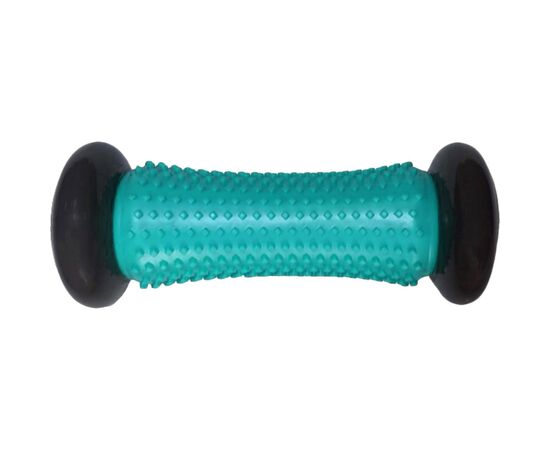 Масажний ролик LiveUp Massage Bar LS5048-b сірий/бірюзовий 16.5х7см (6951376170658)