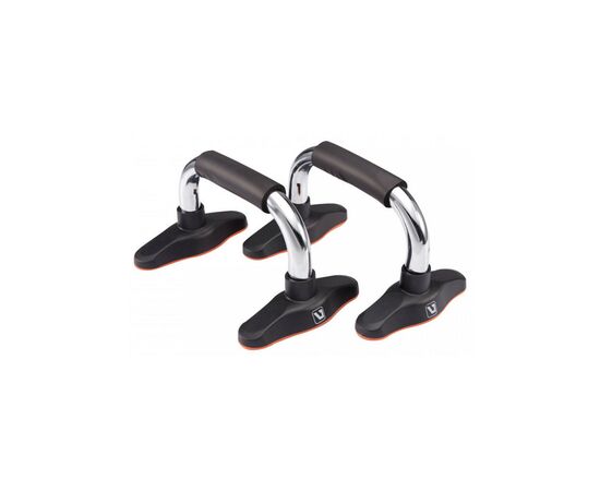 Упоры для отжиманий LiveUp Chrome Push Up Bar LS3162 чорний 16х25х15.5см (6951376107227)