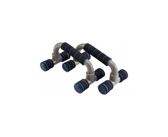 Упори для віджимань LiveUp Plastic Push Up Bar LS3164E чорний 14.5х23.2х12-10см (6951376107296)
