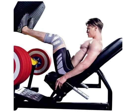 Фиксатор колена LiveUp Knee Support LS5676-L сірий, білий Уні L (6951376183153), изображение 5 Фиксатор колена LiveUp Knee Support LS5676-L сірий, білий Уні L (6951376183153), изображение 5