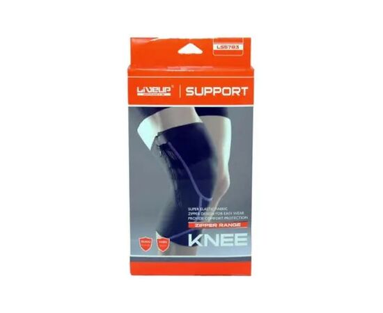 Фиксатор колена LiveUp Knee Support LS5783-LXL чорний Уні L/XL (2016052600103), изображение 3 Фиксатор колена LiveUp Knee Support LS5783-LXL чорний Уні L/XL (2016052600103), изображение 3