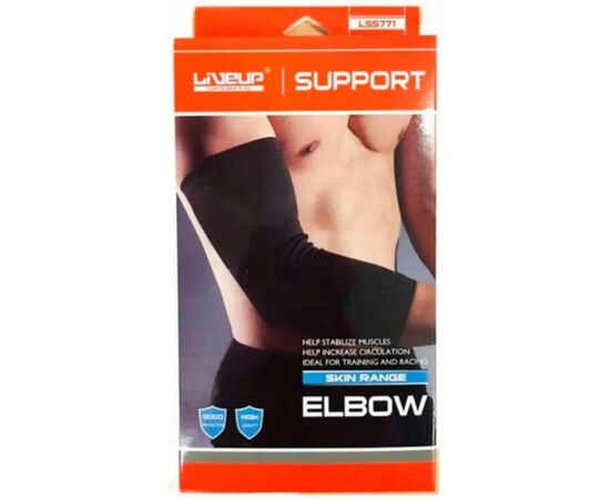 Фиксатор локтя LiveUp Elbow Support LS5771-SM чорний Уні S/M (2018011000160)