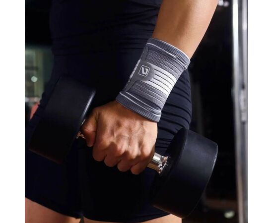 Фиксатор кисти LiveUp Wrist Support LS5672-SM сірий, білий S/M (6951376182286), изображение 8 Фиксатор кисти LiveUp Wrist Support LS5672-SM сірий, білий S/M (6951376182286), изображение 8