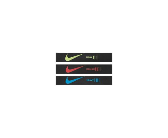 Эспандер Nike Resistance Bands Mini 3 PK NS чорний 3 шт N.100.6723.013.NS (887791406569), изображение 2 Эспандер Nike Resistance Bands Mini 3 PK NS чорний 3 шт N.100.6723.013.NS (887791406569), изображение 2