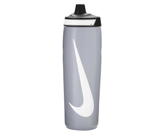 Бутылка для воды Nike Refuel Bottle 24 OZ сірий, чорний, білий 709 мл N.100.7666.086.24 (887791747518)