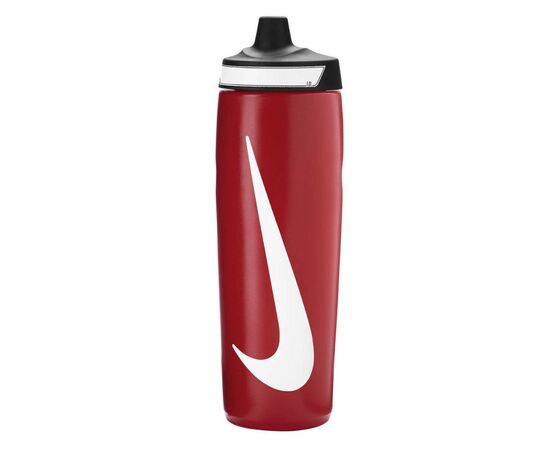 Бутылка для воды Nike Refuel Bottle 24 OZ червоний, чорний, білий 709 мл N.100.7666.692.24 (887791744975)