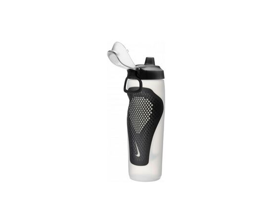 Бутылка для воды Nike Refuel Bottle Locking Lid 18 OZ білий, чорний 532 мл N.100.7669.125.18 (887791745002), изображение 4 Бутылка для воды Nike Refuel Bottle Locking Lid 18 OZ білий, чорний 532 мл N.100.7669.125.18 (887791745002), изображение 4