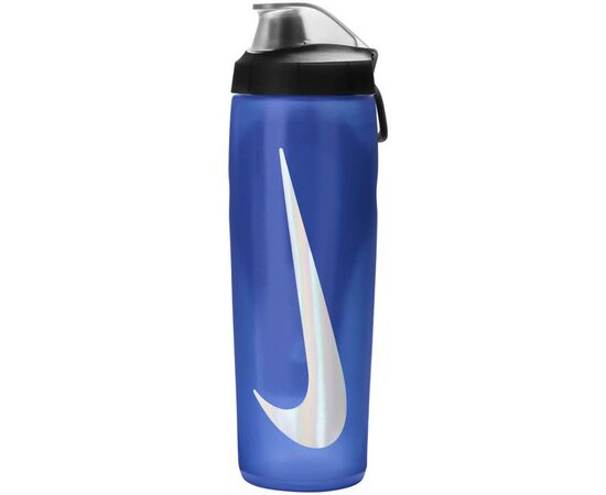 Бутылка для воды Nike Refuel Bottle Locking Lid 24 OZ синій, чорний, сріблястий 709 мл N.100.7668.423.24 (887791745248)