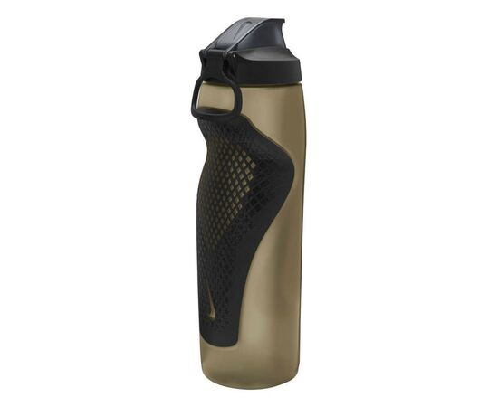 Бутылка для воды Nike Refuel Bottle Locking Lid 32 OZ золотистий, чорний 946 мл N.100.7670.728.32 (887791745279), изображение 2 Бутылка для воды Nike Refuel Bottle Locking Lid 32 OZ золотистий, чорний 946 мл N.100.7670.728.32 (887791745279), изображение 2