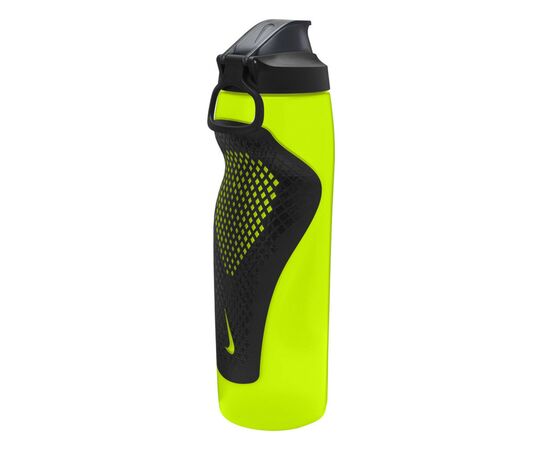 Бутылка для воды Nike Refuel Bottle Locking Lid 32 OZ лимонний, чорний 946 мл N.100.7670.705.32 (887791745163), изображение 2 Бутылка для воды Nike Refuel Bottle Locking Lid 32 OZ лимонний, чорний 946 мл N.100.7670.705.32 (887791745163), изображение 2