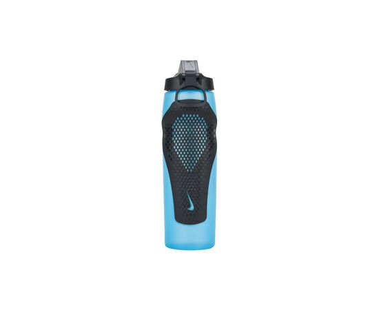 Бутылка для воды Nike Refuel Bottle Locking Lid 32 OZ синій, чорний 946 мл N.100.7670.420.32 (887791745019), изображение 2 Бутылка для воды Nike Refuel Bottle Locking Lid 32 OZ синій, чорний 946 мл N.100.7670.420.32 (887791745019), изображение 2