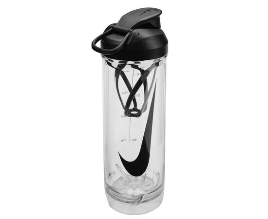 Пляшка для води Nike TR Recharge Shaker Bottle 2.0 24 OZ чорний, білий 709 мл N.101.0724.910.24 (887791761873)