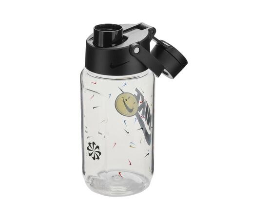 Бутылка для воды Nike TR Renew Recharge Chug Bottle 16 OZ грфічний прозорий, чорний 473 мл N.100.7634.968.16 (887791742377)