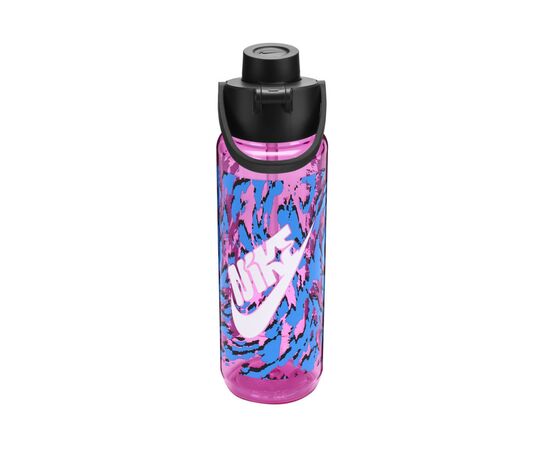 Бутылка для воды Nike TR Renew Recharge Chug Bottle 24 OZ рожевий, чорний, синій, білий 709 мл N.100.7637.660.24 (887791761897)