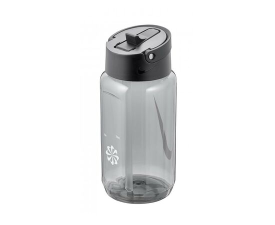 Бутылка для воды Nike TR Renew Recharge Straw Bottle 16 OZ антрацит 473 мл N.100.7640.072.16 (887791733443), изображение 2 Бутылка для воды Nike TR Renew Recharge Straw Bottle 16 OZ антрацит 473 мл N.100.7640.072.16 (887791733443), изображение 2
