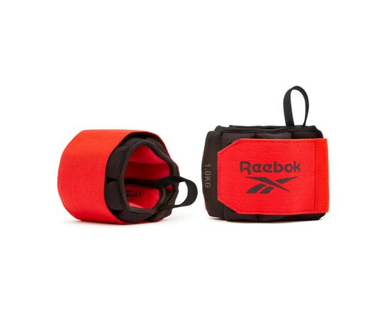 Утяжелитель Reebok Flexlock Wrist Weights чорний, червоний RAWT-11260 0.5 кг (885652017176)