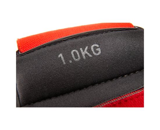 Утяжелитель Reebok Flexlock Wrist Weights чорний, червоний RAWT-11261 1.0 кг (885652017190), изображение 7 Утяжелитель Reebok Flexlock Wrist Weights чорний, червоний RAWT-11261 1.0 кг (885652017190), изображение 7