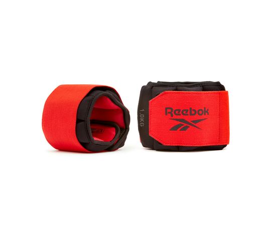 Обважнювач Reebok Flexlock Ankle Weights чорний, червоний RAWT-11271 1.0 кг (885652017251)